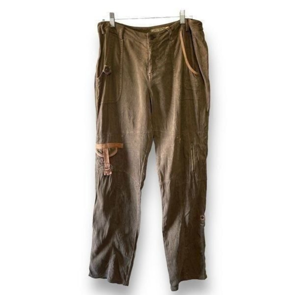 Go by‎ Go Silk Washable Silk Tan Pants, Size 8